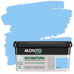 Pintura ecológica Econatura mate monocapa Azul Nube 4L.