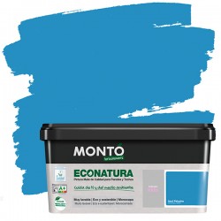 Pintura ecológica Econatura Azul Peluche mate monocapa 4L.