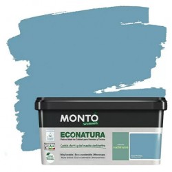 Pintura ecológica Econatura Azul Pureza mate monocapa 4L.