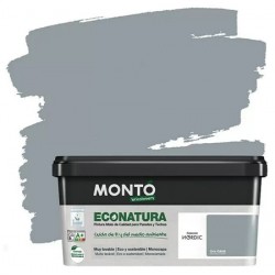 Pintura ecológica Econatura Gris Gabla monocapa 4L.