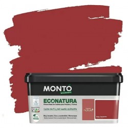 Pintura ecológica Econatura Rojo Terracota monocapa 4L.