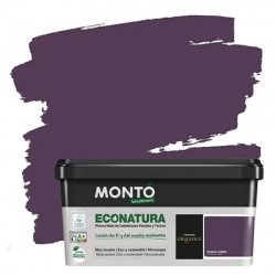 Pintura ecológica Econatura Violeta Cálido monocapa 4L.