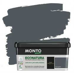 Pintura ecológica Econatura Gris Tormenta monocapa 4L.