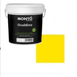 Ovaldine Semibrillo Amarillo pintura plástica Montó