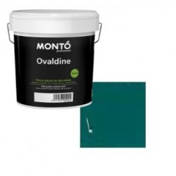 Ovaldine Semibrillo Verde pintura plástica Montó